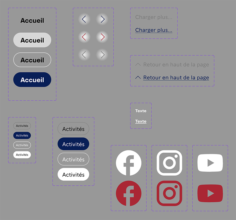 Capture d'écran de conception de composants fonctionnels pour un site internet de l'office de tourisme de Norvège